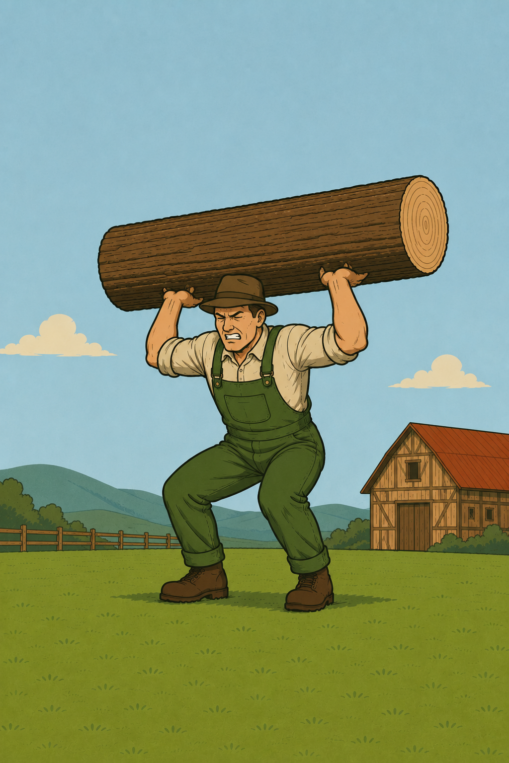 Illustration zu etwas stemmen